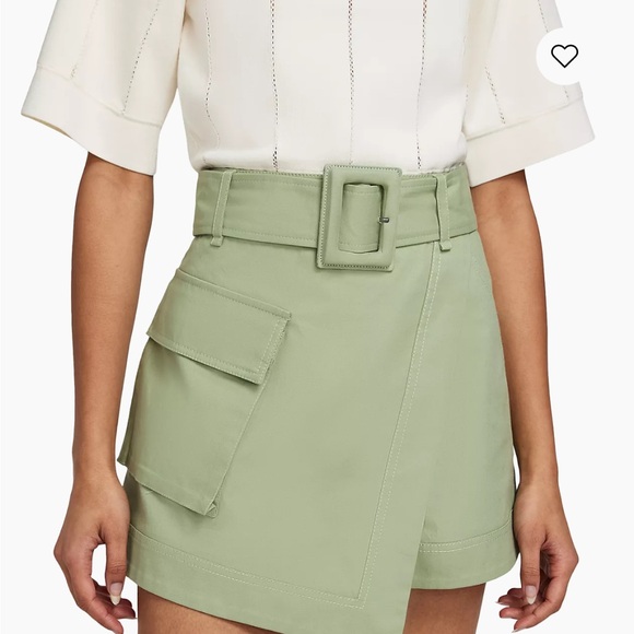 SIMKHAI Lizette Belted Utilitarian Miniskort - Picture 4 of 8